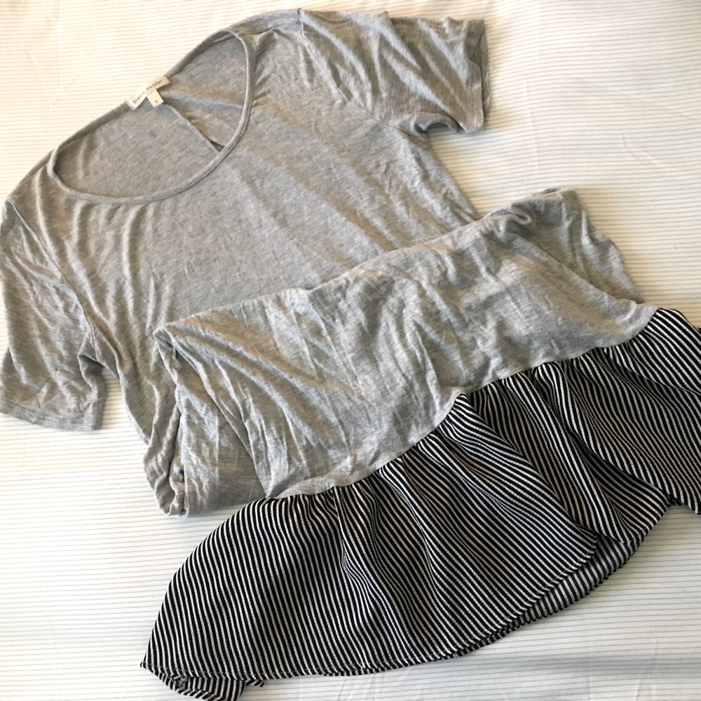 Stevie Hender jersey knit midi shift dress, size L